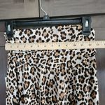 Apt. 9  Skirt Women Small Polyester A Line Asymmetric Shark Bite Brown Leopard NWT Photo 5