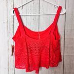 Decree   Crochet Style Flowy Swimsuit Black Bralette Top Sz L NWT Photo 1