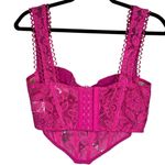 For Love & Lemons Sammie Crop Lace Bra Top Women’s Size Medium Photo 2