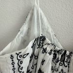 Madewell Embroidered Deep V-Neck Midi Dress in Bandana Size: L, NWT Photo 7