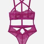 Victoria's Secret Victoria’s Secret VERY SEXY Strappy Chantilly Lace Teddy Lingerie Photo 0