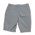 Studio II Blue Gingham Bermuda Shorts size 4 Photo 2