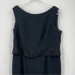 Daymor Couture Black Dress Size 18 Long Beaded Bodice Gown Photo 2