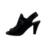 Rachel Comey  Women's Black Lace Leather Slingback‎ Sandals Shoes 7 Photo 4