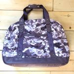 Cynthia Rowley  EUC Women's Large Quilted Purple Floral Camo Weekender Bag Photo 1