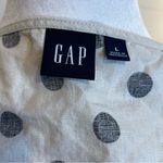 Gap  Cream and Black Wrap Polka Dot Blouse Linen Blend Photo 11