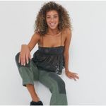 Urban Outfitters Black Satin Babydoll Cami Adjustable Straps Size M Photo 8