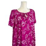 Anthony Richards Preowned Purple Floral Nightgown/House Dress Smocked Size L Size L Photo 1