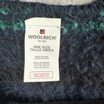 Woolrich  Womens One Size Cozy Blanket‎ Wrap Doris Stripe Blue/Green Photo 2