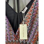 Ramy Brook  Cami Chevron Zig Zag Knit Mini Dress Sohom Womens Size 10 Photo 8