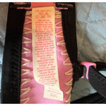 Victoria's Secret Bombshell Bikini Set 36C Large Blue Pink Crochet Molded Staps Photo 6