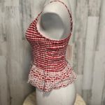 Sim & Sam Red And White Tank Top  Photo 1