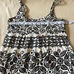 Roxy White & Black Floral Spaghetti Strap Dress Photo 2