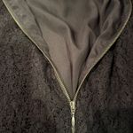 White House | Black Market  Black Lace Bomber Jacket Women's Medium Glam Dainty Y2K Photo 2