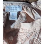 Calypso St. Barth  Blouse M 100% Cotton Eyelet Pink Resortwear Puff Sleeve Tunic Photo 3