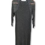 Vintage Nancy Johnson Lambswool Beaded Dress Size XS Photo 0