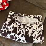 No Boundaries Cow Print Mini Skirt Photo 1