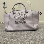 Pawsitively Beautiful bag Purse Dog Paw Print Purple Photo 2