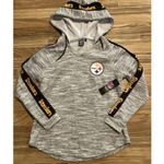 NFL Pittsburgh Steelers  Team Apparel Women's Hoodie Size Small Grey BNWT Photo 0