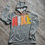 Nike  Therma Fit Hoodie Womens M Big Spell Out Drawstring Gym Run Colorful Thumb Photo 8