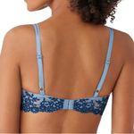 Wacoal  Black & Pink Embrace Lace 853191 Bra Photo 6