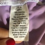 Nux Women’s Reversible 7/8 Leggings with Cloud & Purple Ombré, Size S Blue Photo 5