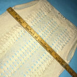 ORIGAMI by Vivien cream color knit sleeveless cardigan waterfall front size S Photo 6