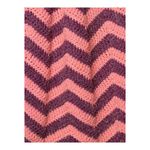 Vintage Pink Purple Chevron Crochet Fringe Cape Poncho Cardigan‎ One Size Size undefined Photo 5