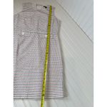Brooks Brothers Brook Brothers Jacquard Cut-Out Shift Office Dress Corpcore Red White Blue Sz 8 Photo 4