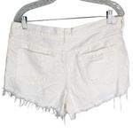 Free People  We The Free Loving Good Vibrations Cutoffs 31 Spring White New Photo 1