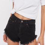 Topshop Kiri High Waisted Distressed Shorts Photo 0