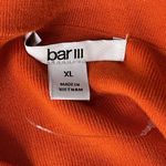 Bar III  X-Large Mini Sweater Skirt Stretch Elastic Waist Orange Photo 2