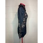 Weissman 7549 Black Viva La Vida Biketard lace Black Gold puff sleeves Photo 8