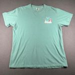 Comfort Colors Lulus T-Shirt Large Green Short Sleeve Graphic Gulf Shores Destin Myrtle Beach Photo 0
