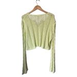 Free People Robyn Cardigan In Bamboo Shoot Size L Photo 6