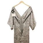 NWT QED London Animal Print Kimono Sleeve Maxi Dress Women’s Size 10 US | 14 UK Black Photo 8