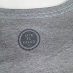 Life is Good women's XL Gray v neck crusher tee lab dog beach lake vacation Photo 1