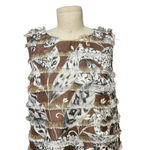 Roberto Cavalli Class Tess Fringed Snake Dress Size 44 / US 8 Photo 1