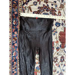 Spanx  Faux Leather Brown Snakeskin Leggings High Rise Shape Compression Photo 3