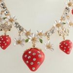 Betsey Johnson  Strawberry Necklace
Red Floral Photo 2