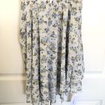 NWT Rumored Secret Garden Floral Boho Ruffle Tiered Babydoll Mini Dress Size M Blue Size M Photo 4