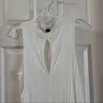 We The Free  White Faye Cutout Ribbed Tank Top S Photo 5