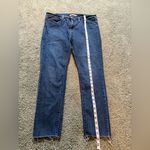 Levi's Levi’s 311 Shaping Skinny Jeans Womens Size 33 Raw Hem Mid Rise Stretch Denim Photo 2