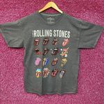 The Rolling Stones  Hot Lips No Filter Evolution Gray T-Shirt (M/L) large Photo 0
