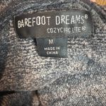 Barefoot Dreams  CozyChic Lite Hooded Cardigan Open Front Gray Size Medium Photo 4