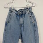 ZARA High-Waisted Paperbag Baggy Jeans Photo 2