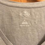 st. john's bay  Gray American Flag Americana Short Sleeve Shirt Photo 1