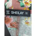 Sheilay Ditsy Floral Multicolor sleeveless Shift Maxi Bohemian Dress LARGE NWT Green Photo 6