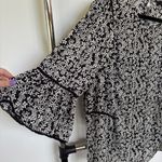 Who What Wear Career Floral Top Black Classic Summer Print Business Casual 2X Photo 2