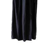 O'Neill O’Neill Viscose Black Front Tie Straps Slits Flowy Beach Maxi Womens Dress SZ S Photo 8